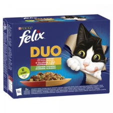  Felix DUO Házias válogatás zöldséges aszpikban 12x85g macskaeledel