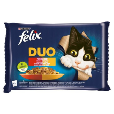 Felix Fantastic Duo Házias válogatás aszpikban nedves macskaeledel 4x85g macskaeledel