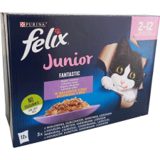 FELIX Fantastic Junior aszpikos eledel csirkével, marhával, lazaccal és szardíniával kölyökmacská... macskaeledel