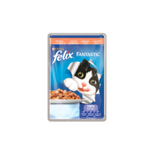 FELIX FANTASTIC Lazaccal aszpikban nedves macskaeledel – 24×100 g macskaeledel