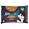 Félix Felix Sensations 4x85g Marhával,Paradicsomos  aszpikban/Csirkével,Sárgarépás aszpikban