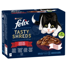 Félix Felix Tasty Shreds házias válogatás szószban 12 x 80 g macskaeledel
