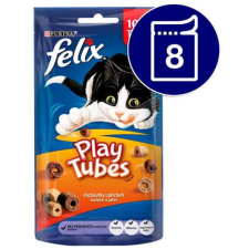 FELIX Play Tubes csirke és máj 8x50 g jutalomfalat macskáknak