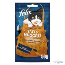 FELIX Tasty Nuggets Csirke-kacsa macska jutalomfalat 50g jutalomfalat macskáknak