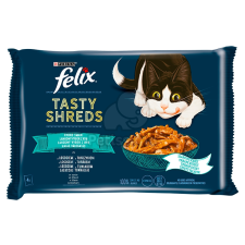  Felix Tasty Shreds halas válogatás szószban 12 x (4 x 80 g) macskaeledel