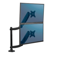 FELLOWES 8043401 0"-30" Platinum LCD TV/Monitor asztali tartó kar 2 monitorhoz Fekete tv állvány és fali konzol