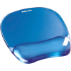 FELLOWES 9114120 crystal gel géltöltésű csuklótámaszos kék egérpad
