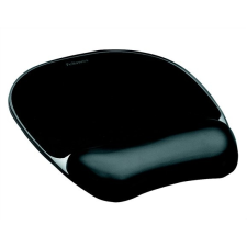 FELLOWES Egéralátét csuklótámasszal, géltöltésű, "Crystal™ Gel", fekete asztali számítógép kellék