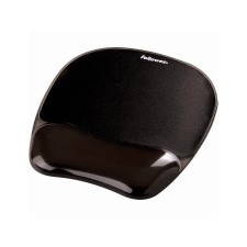 FELLOWES Egérpad csuklótámasszal, géltöltésű, Fellowes® Crystal Gel, fekete egérpad