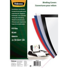 FELLOWES Futura polipropilén hátlap spirálozáshoz, fekete, A4, 100db (5476602) spirálozó gép