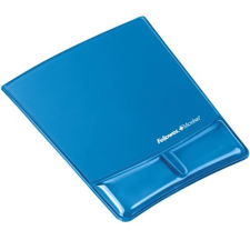FELLOWES Health-V Crystal egéralátét csuklótámasszal kék (9182201) 9182201 egérpad