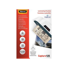 FELLOWES Lamináló fólia, A4, 125 micron, fényes, 100 db/doboz, Fellowes® lamináló fólia