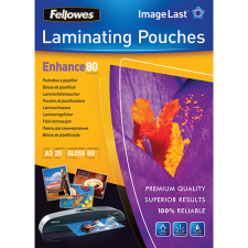 FELLOWES Lamináló fólia FELLOWES A/3 80 mikron fényes 25/csom lamináló fólia