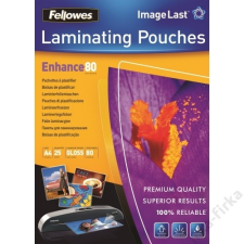 FELLOWES LAMINÁLÓ FÓLIA FELLOWES A/4 80MIC 25LAP lamináló gép