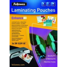FELLOWES laminálógéphez fényes meleglamináló fólia 80 mikron, A5 (IFW53960) (IFW53960) lamináló fólia