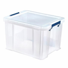 FELLOWES Mûanyag tároló doboz, átlátszó, 36 liter, FELLOWES, "ProStore" bútor