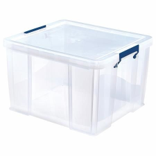 FELLOWES Mûanyag tároló doboz, átlátszó, 48 liter, FELLOWES, "ProStore" bútor