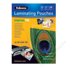 FELLOWES Meleglamináló fólia, 100 mikron, A4, fényes, FELLOWES (IFW53511) lamináló gép