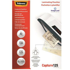 FELLOWES Meleglamináló fólia, 125 mikron, A5, fényes, 100 db, FELLOWES (IFW53073) lamináló gép