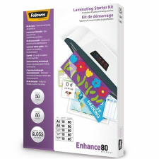 FELLOWES Meleglamináló fólia, 80 mikron fényes, 50 db (5328102) (fel5328102) lamináló fólia