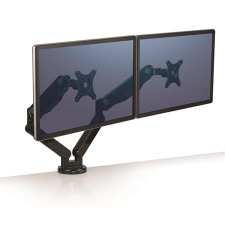 FELLOWES Monitortartó kar, két monitorhoz, FELLOWES "Platinum Series™ Dual" asztali számítógép kellék