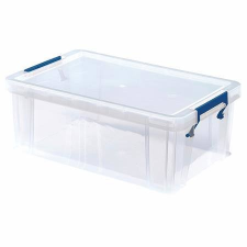 FELLOWES Műanyag tároló doboz, átlátszó, 10 liter, FELLOWES, ProStore™ (IFW77304) bútor