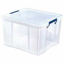 FELLOWES Műanyag tároló doboz, átlátszó, 48 liter, FELLOWES, ProStore™ (IFW77309) bútor