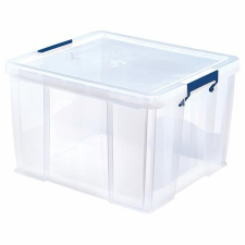 FELLOWES Műanyag tároló doboz, átlátszó, 48 liter, FELLOWES, &quot;ProStore™&quot; bútor