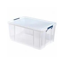 FELLOWES Műanyag tároló doboz, átlátszó, 70 liter, FELLOWES, ProStore™ bútor