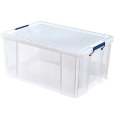 FELLOWES Műanyag tároló doboz, átlátszó, 70 liter, FELLOWES, "ProStore™" bútor