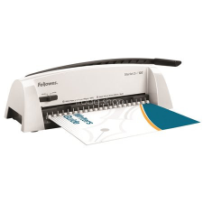 FELLOWES Spirálozógép, műanyag spirálkötéshez, manuális, 120 lap, FELLOWES "Starlet 2+" spirálozó gép