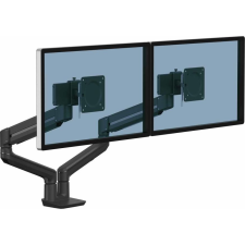 FELLOWES Tallo 2 40" LCD TV/Monitor asztali tartó - Fekete (2 kijelző) tv állvány és fali konzol