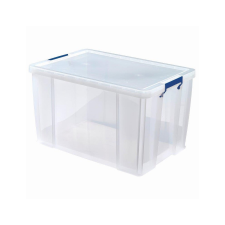 FELLOWES Tároló doboz, műanyag 85 liter, Fellowes® ProStore átlátszó bútor