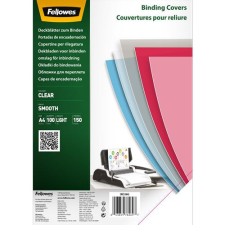 FELLOWES víztiszta PET előlap spirálozáshoz, 150 mikron, A4 (5384501) spirálozó gép