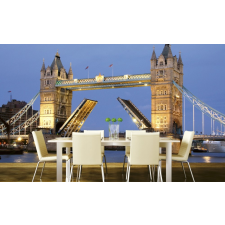 Felnyíló Tower-bridge, poszter tapéta 375*250 cm tapéta, díszléc és más dekoráció