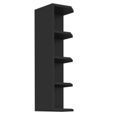  Felső sarokszekrény fekete, ARAKA/MENZO/SIBER 30 G-90 ZAK bútor