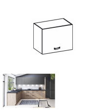  Felső szekrény, artisan tölgy, LANGEN N40 bútor