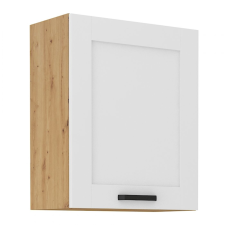  Felső szekrény, fehér/artisan tölgy, LULA 60 G-72 1F bútor