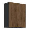  Felső szekrény, okapi dió/fekete, MENZO 60 G-72 1F