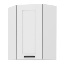  Felső szekrény sarokba, fehér, LULA 58x58 GN-90 1F bútor