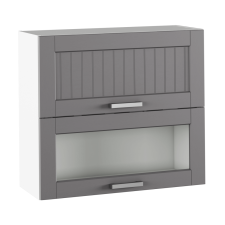  Felső szekrény, sötétszürke/fehér, JULIA TYP 13 bútor