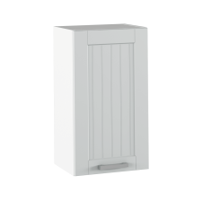 Felső szekrény, világosszürke/fehér, JULIA TYP 4 bútor