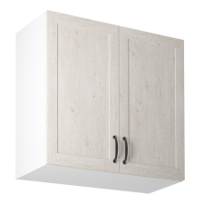  Felsőszekrény, fehér/északi sosna, ROYAL G80 bútor