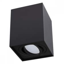 Felületre szerelhető HALOGEN Spotcső rögzítő AMAT-L GU10 Négyzet Fekete 115mm LUMILED világítás