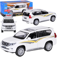 Fém autómodell Toyota Land Cruiser Prado fény és hang SUV autópálya és játékautó