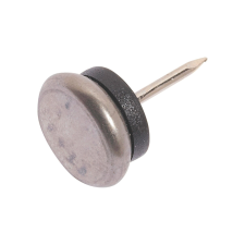 Fém bútoralátét szeggel átmérő 18 mm 8 darab bútor