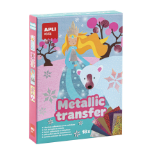 Fém csillámos fólia hercegnős mintával APLI KIDS kreatív és készségfejlesztő