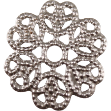  Fém díszítőelem kerek 2cm 2db/cs. dekorációs kellék