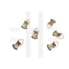  Fém függöny csipesz arany - 10 db/csomag dekorációs kellék