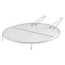 Fém grillrács fogóval, 52 cm átmérőjű kerti sütés és főzés
